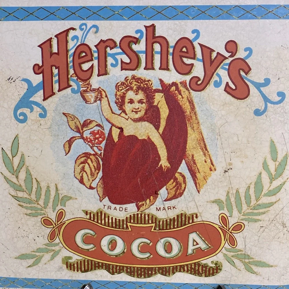 Vintage Rustic Hershey's Cocoa Bristolware Dining Room Wall Decor Hershey Food !